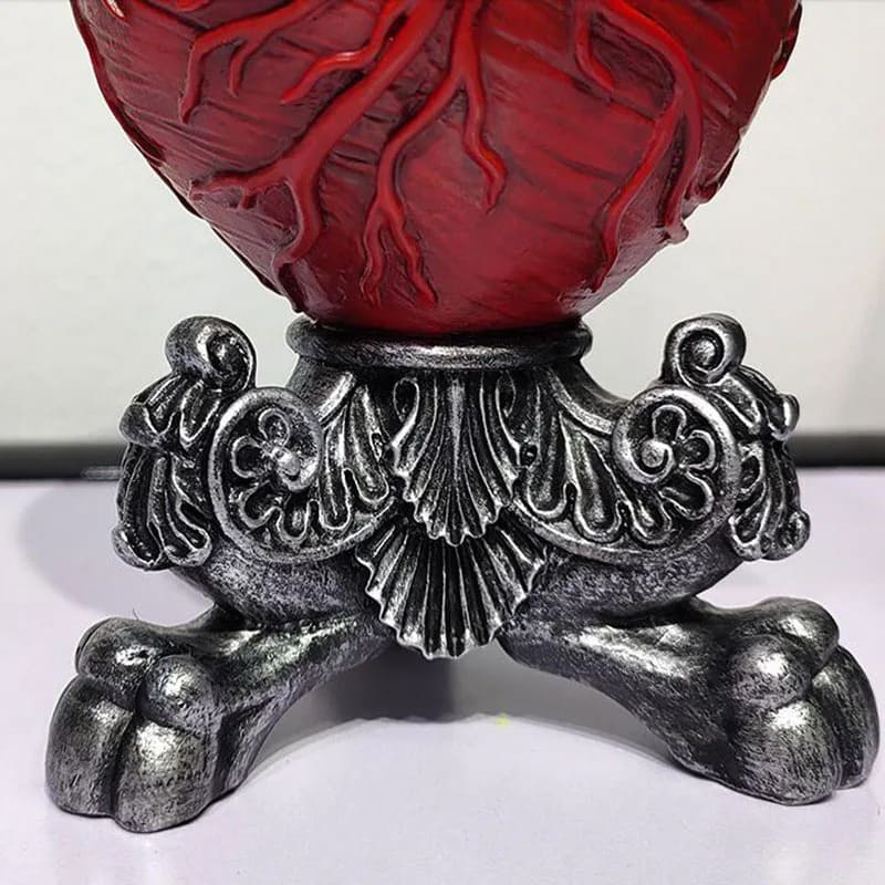 Vase en Forme de Cœur Humain Support