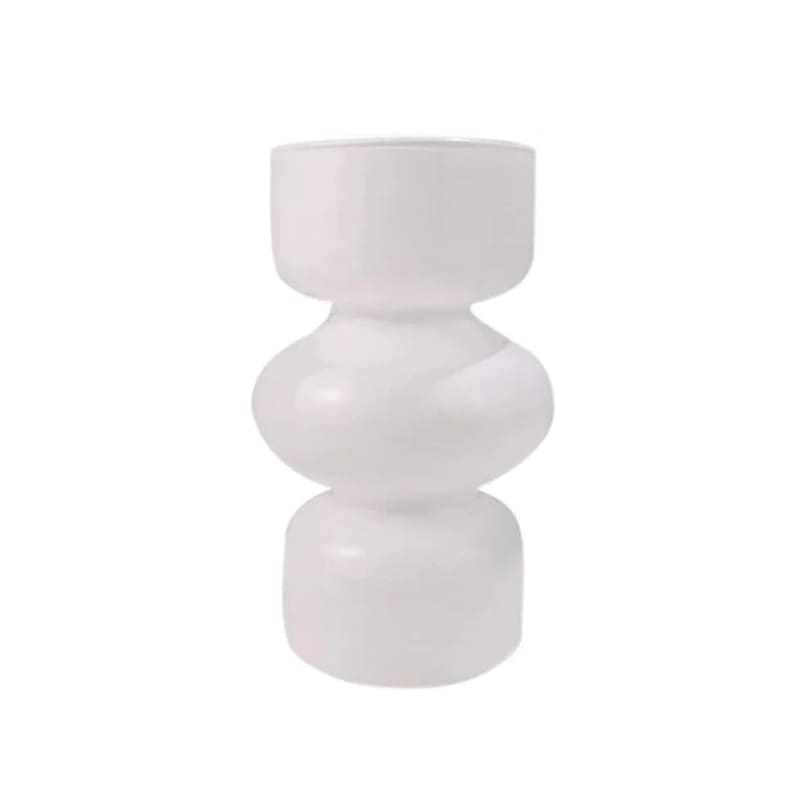 Vase en Verre Coloré Blanc