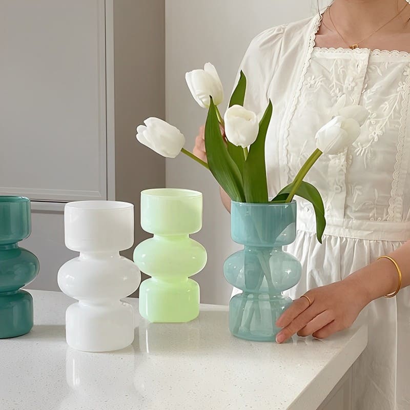 Vase en Verre Coloré Intérieur
