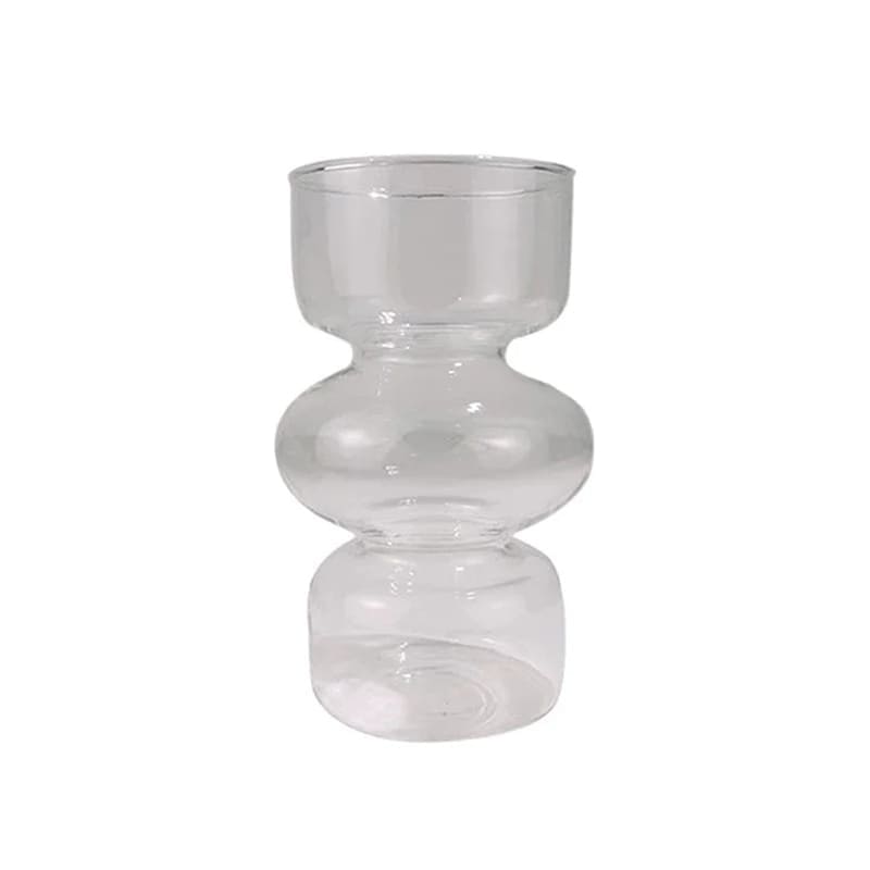 Vase en Verre Coloré Transparent