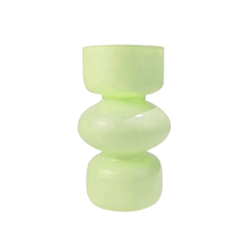 Vase en Verre Coloré Vert Clair
