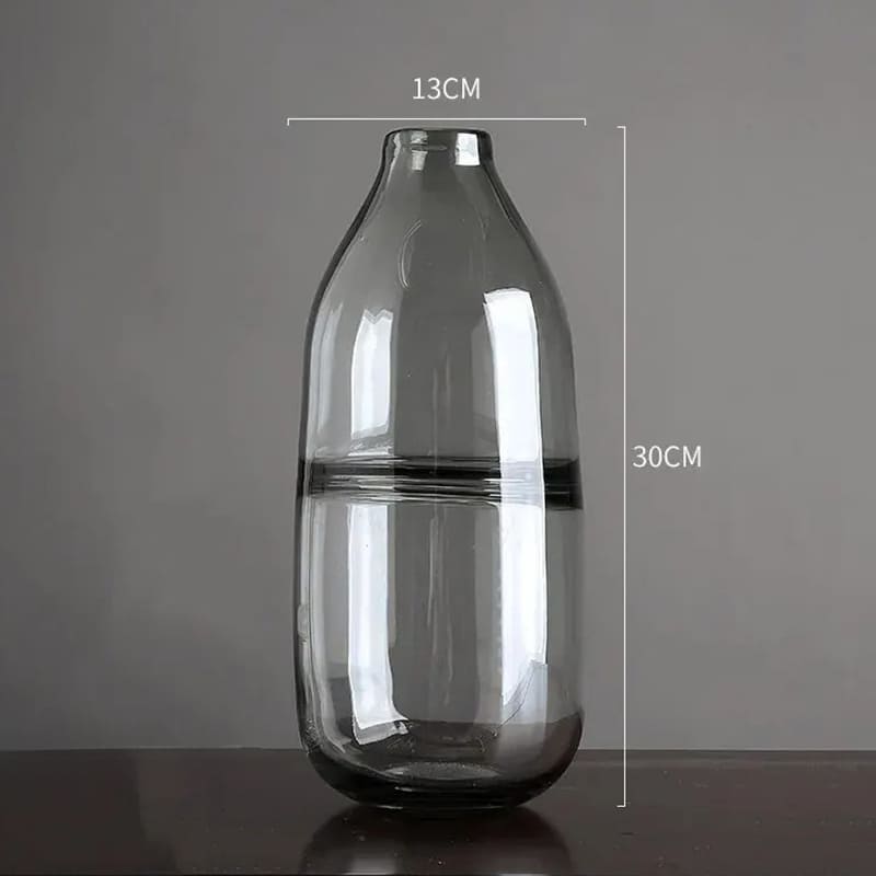 Vase en Verre Transparent Grand
