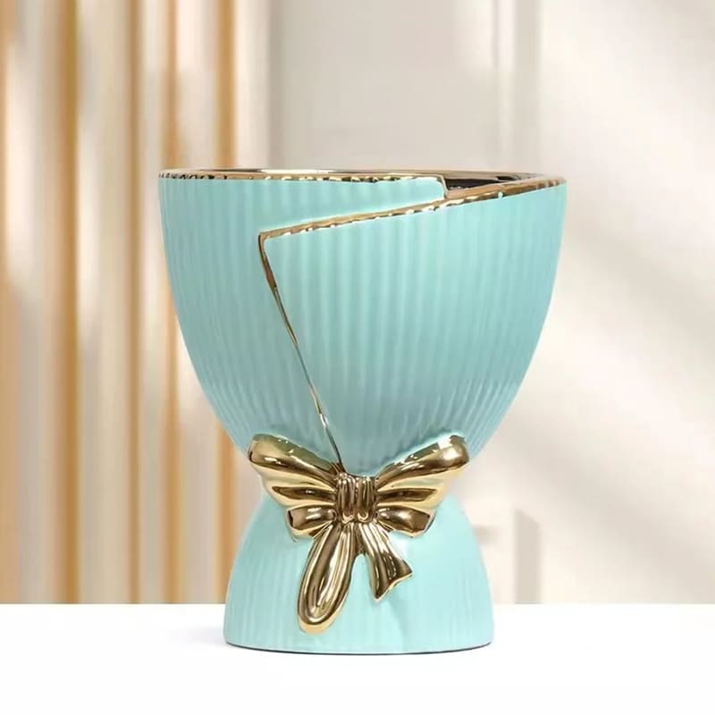 Vase pour Orchidée Bleu Clair
