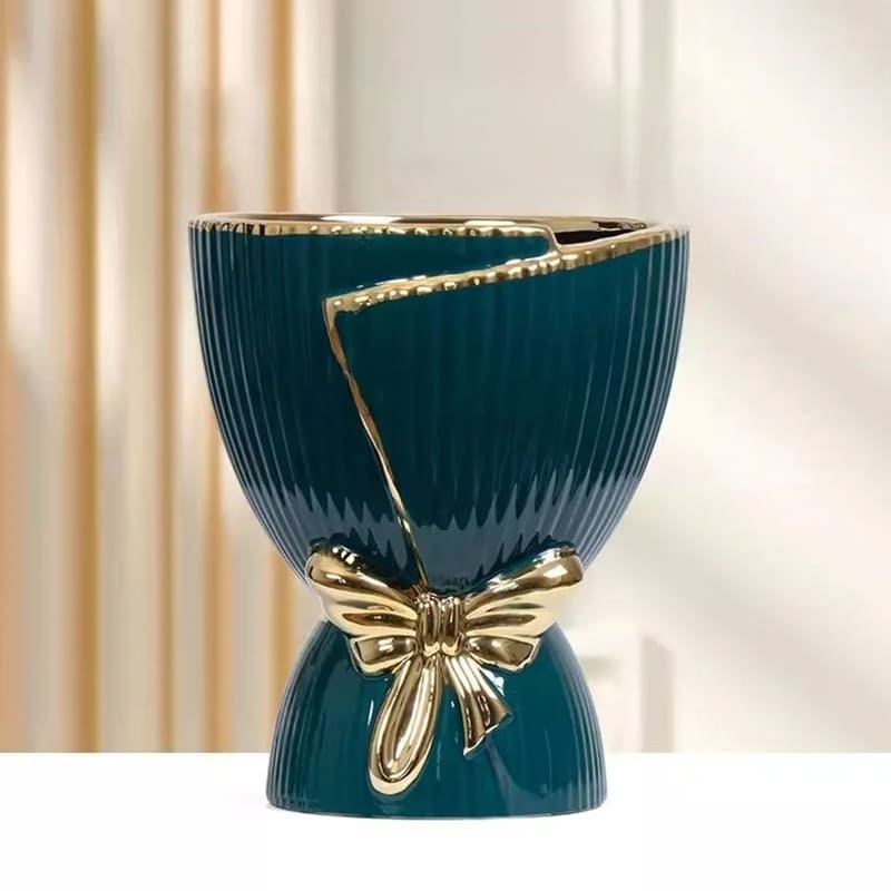 Vase pour Orchidée Bleu Vert