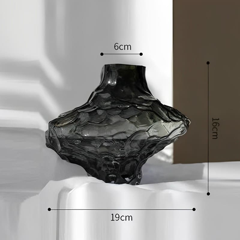 Vases de Fleurs Modernes Noir
