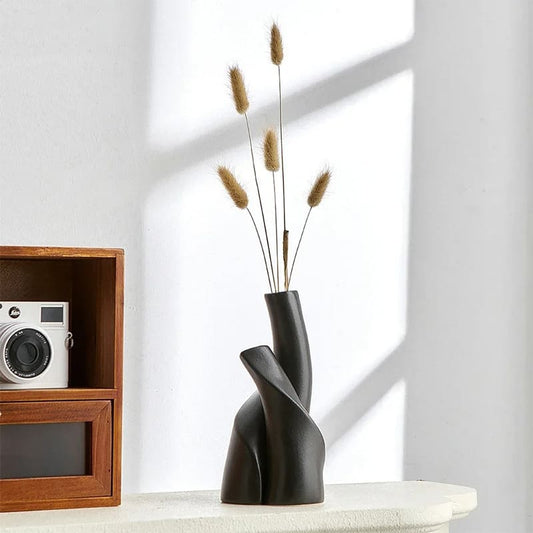 Déco Herbe de Pampa Vase