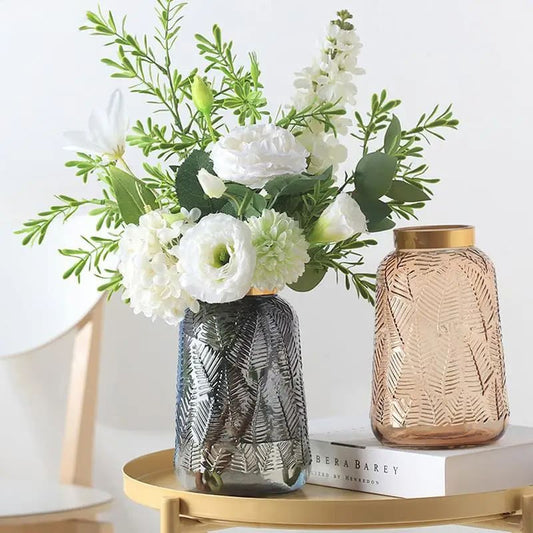 Déco Vase en Verre Fleur