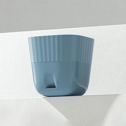 Petit Pot de Fleur en Plastique Carré Design