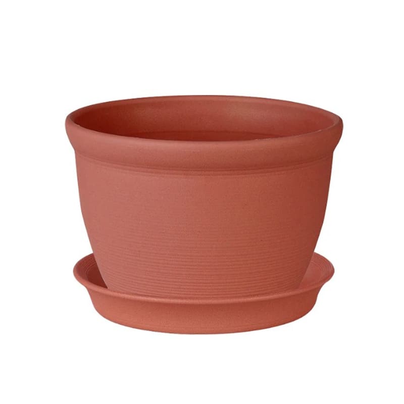 Petit Pot de Fleur en Plastique Terre Cuite