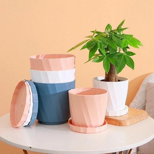 Pot en Plastique pour Plante Décoration