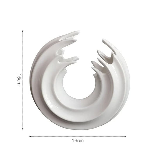 Vase Blanc Design 15cm