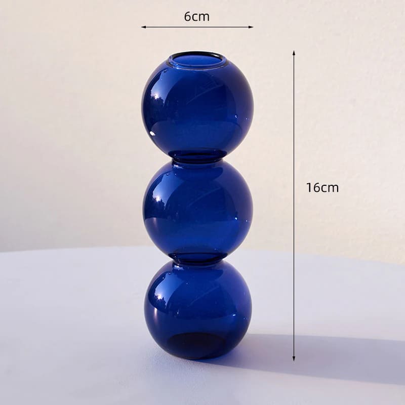 Vase Bulle Bleu