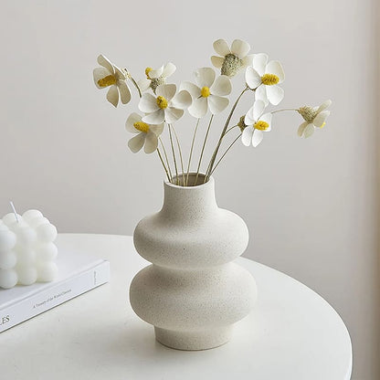 Vase Céramique Beige Déco