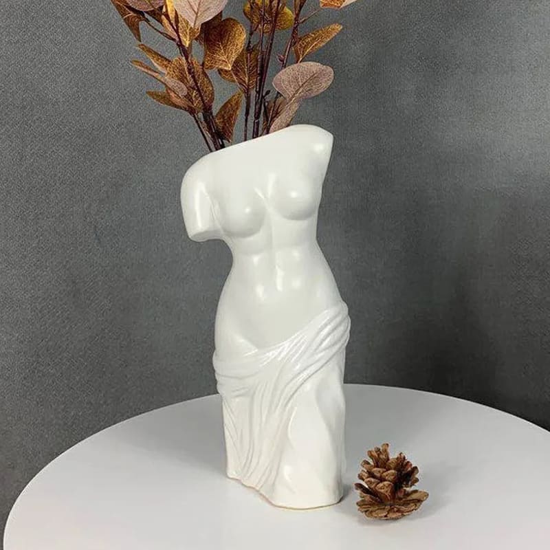 Vase Corps Femme Blanc