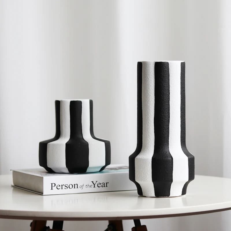 Vase D co Noir et Blanc Secret de Vase