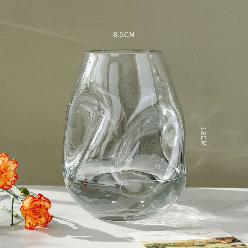 Vase Déformé Transparent