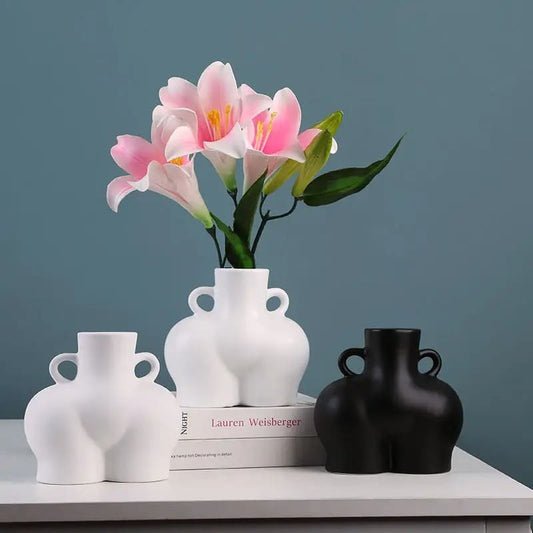 Vase Fesses Abstrait Fleur
