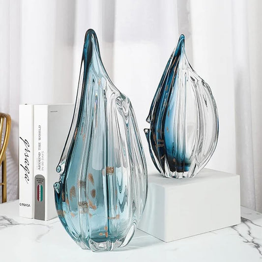 Vase visage en verre style Murano | 35 cm / 13,8 in | Décor Vase visage en verre style Murano | 35 cm / 13,8 in | Décor