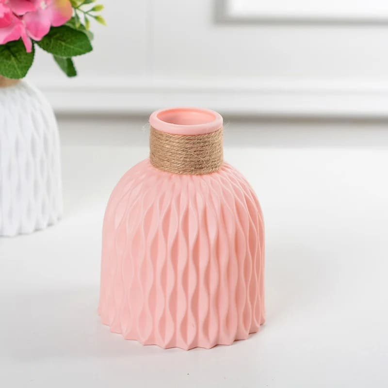 Vase Plastique Rose