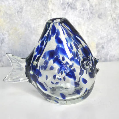 Vase Poisson Murano Bleu