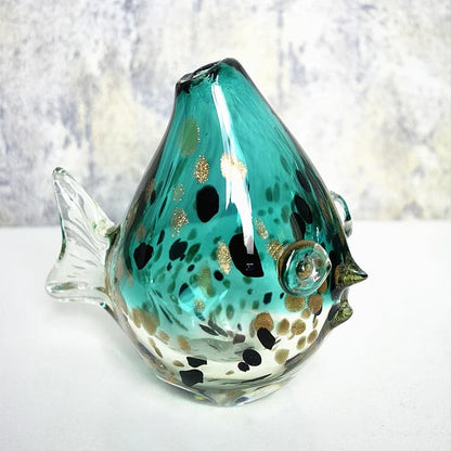 Vase Poisson Murano Vert