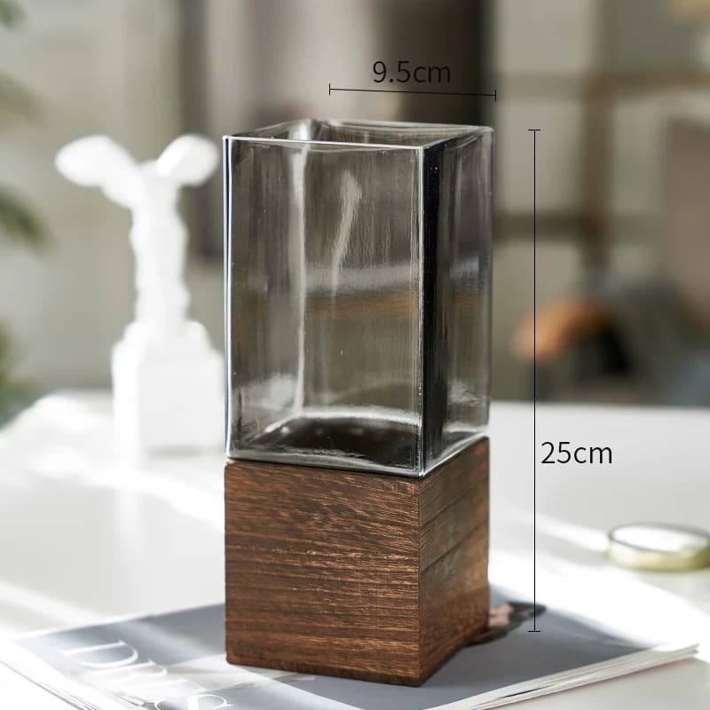 Vase Rectangulaire Transparent 25cml