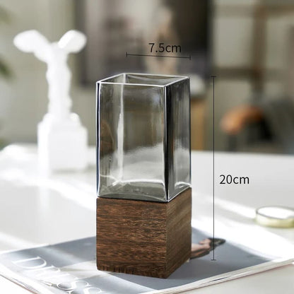 Vase Rectangulaire Transparent Petit