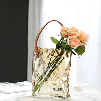 Vase Sac à Main Beige