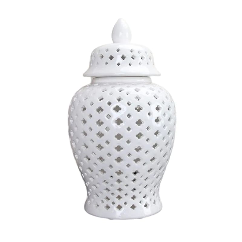 Vase Urne Blanc