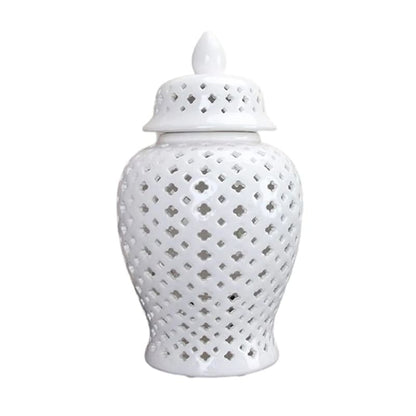 Vase Urne Blanc