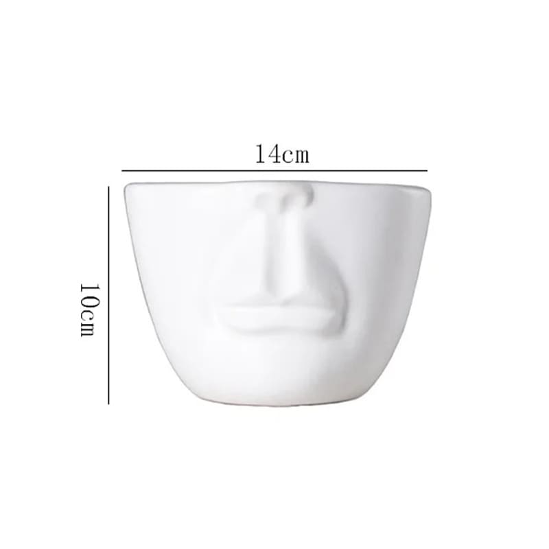 Vase en Forme de Visage 10cm