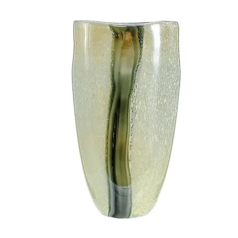 Vase en Verre Déco Vert Clair